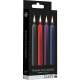 TEASING WAX CANDLES PARAFINA 4 PACK COLORES MEZCLADOS