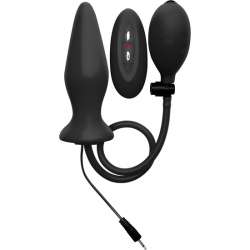 OUCH INFLABLE Y PLUG DE SILICONA NEGRO