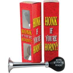 HORN HONK IF YOU ARE HORNY - BOCINA DIVERTIDA