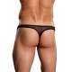 MALE POWER TANGA TRANSPARENCIAS NEGRO