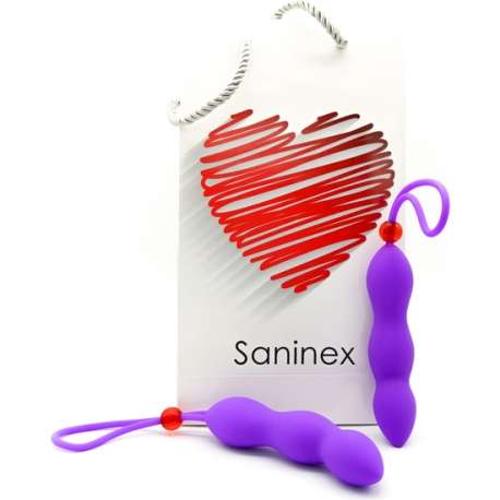 SANINEX CLIMAX PLUG CON ANILLO MORADO