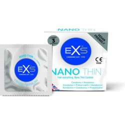 EXS PRESERVATIVOS NANO THIN - 3 PACK