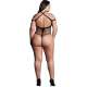 LE DeSIR SHADE LEDA XIII BODY CON ESCOTE CRUZADO Y TIRANTES TALLA GRANDE