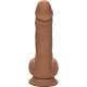 PENE DE SILICONA DE DOBLE DENSIDAD 215CM MARRON